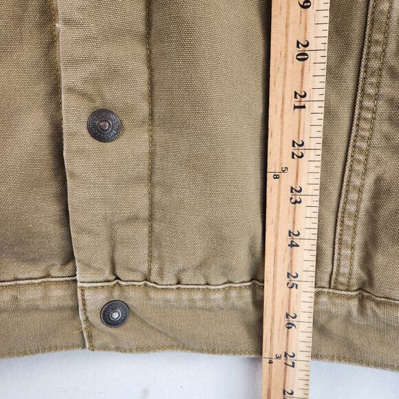 Levi Strauss & Co. Premium Line Type III Sherpa Trucker Jacket Men’s SZ XL Tan - Picture 9 of 16